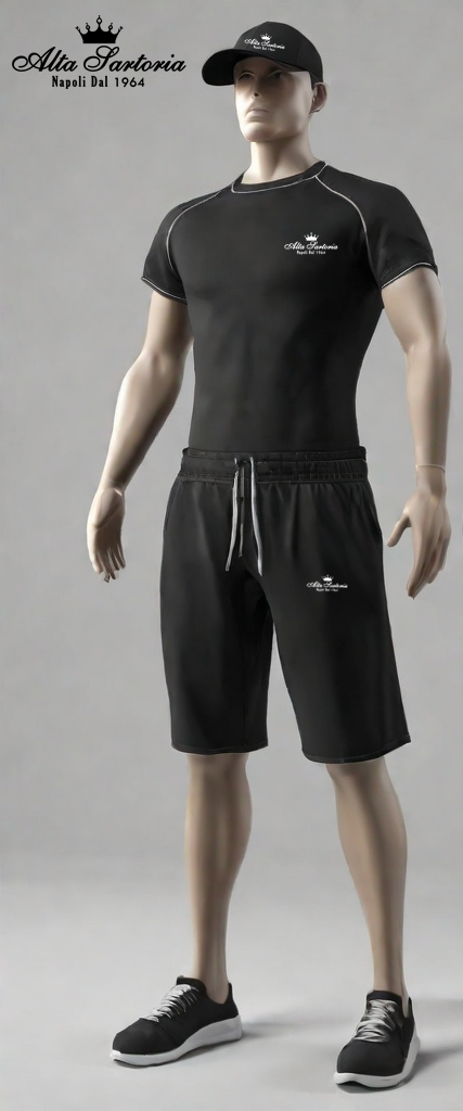 manikan_standing_outside_wearing_black_sports_short_and_white_shirt_and_black_cap_from_the_front_view-(1)